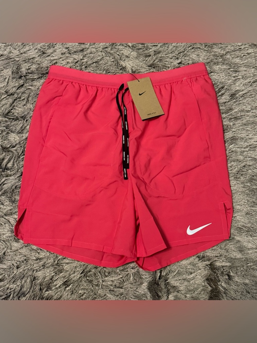 Nike Men DRIFIT FlexStride 7" Brief-Lined Running Shorts CJ5459-629 Aster Pink